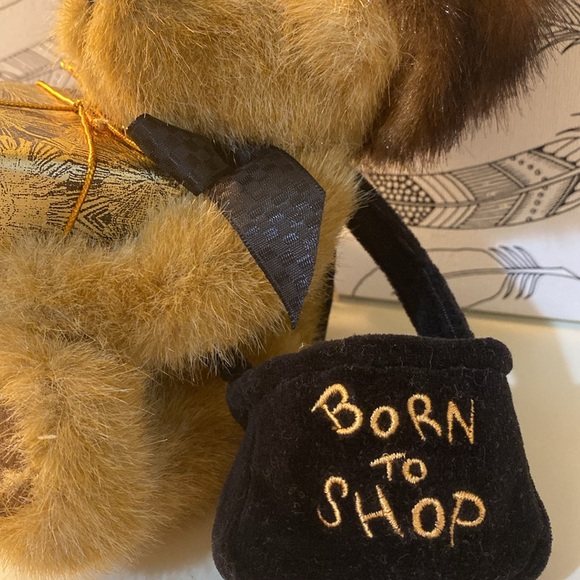HOLIDAY SALE!! Boyds Bear Plush Ivanna Spendalot “Born to Shop” Holiday Gift - Picture 3 of 6
